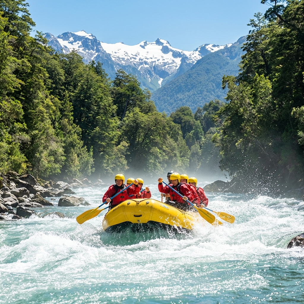 Rafting de aventura en el Río Manso